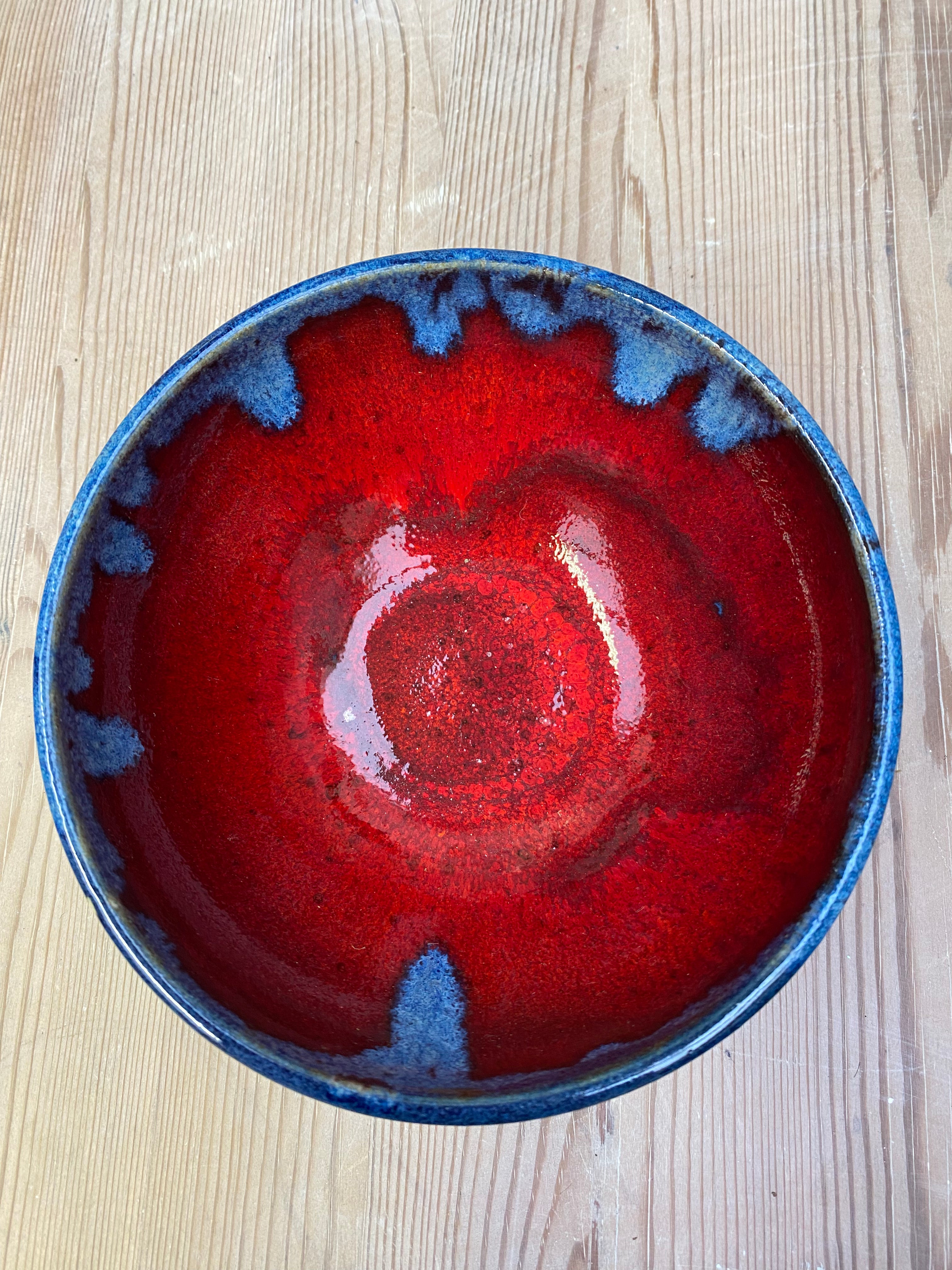 Fiery Red Medium Bowl