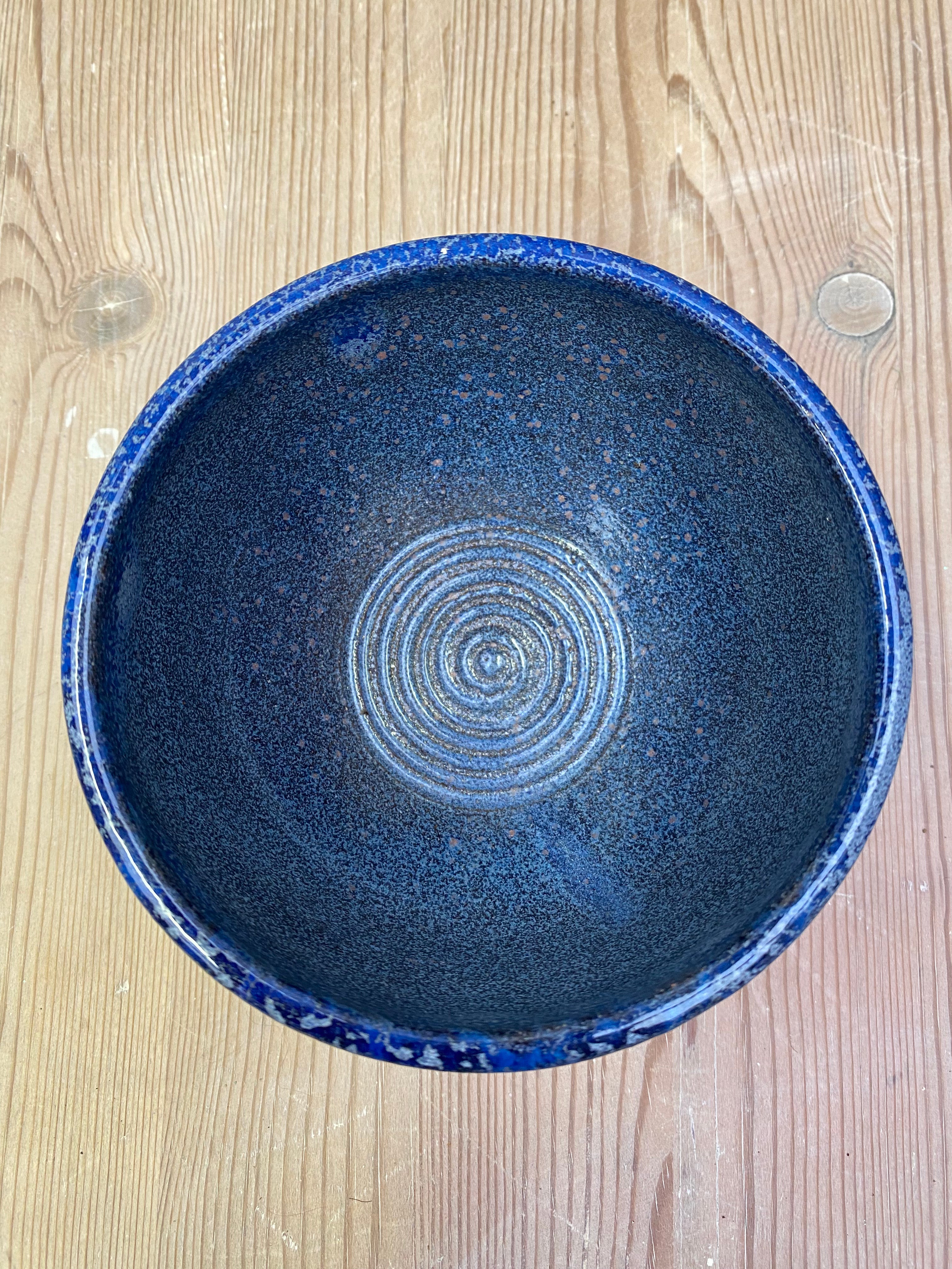 Small Terracotta Blue Bowl