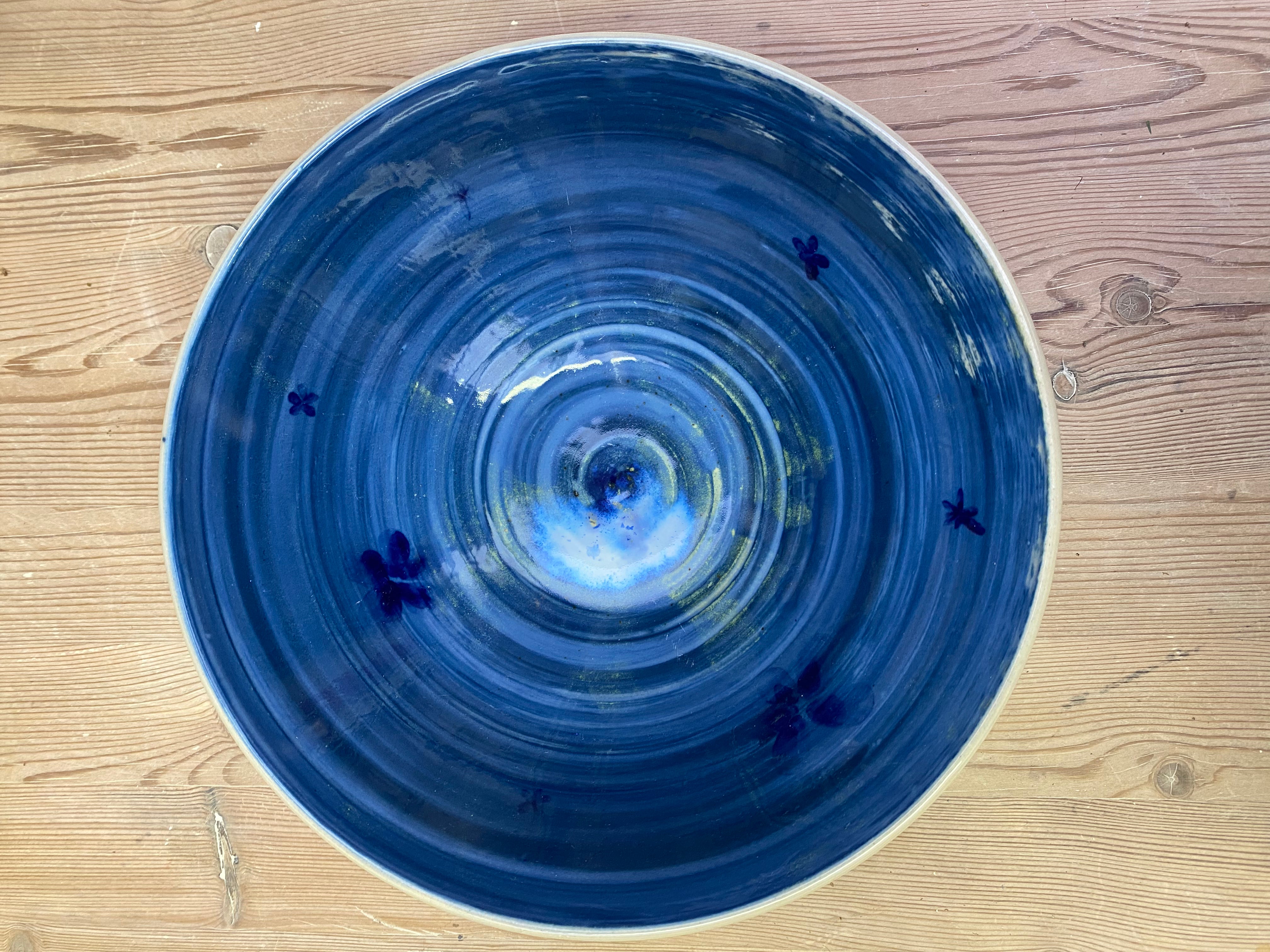 Blue Slip Bowl