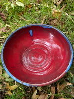 Load image into Gallery viewer, Large Fiery Red Bowl
