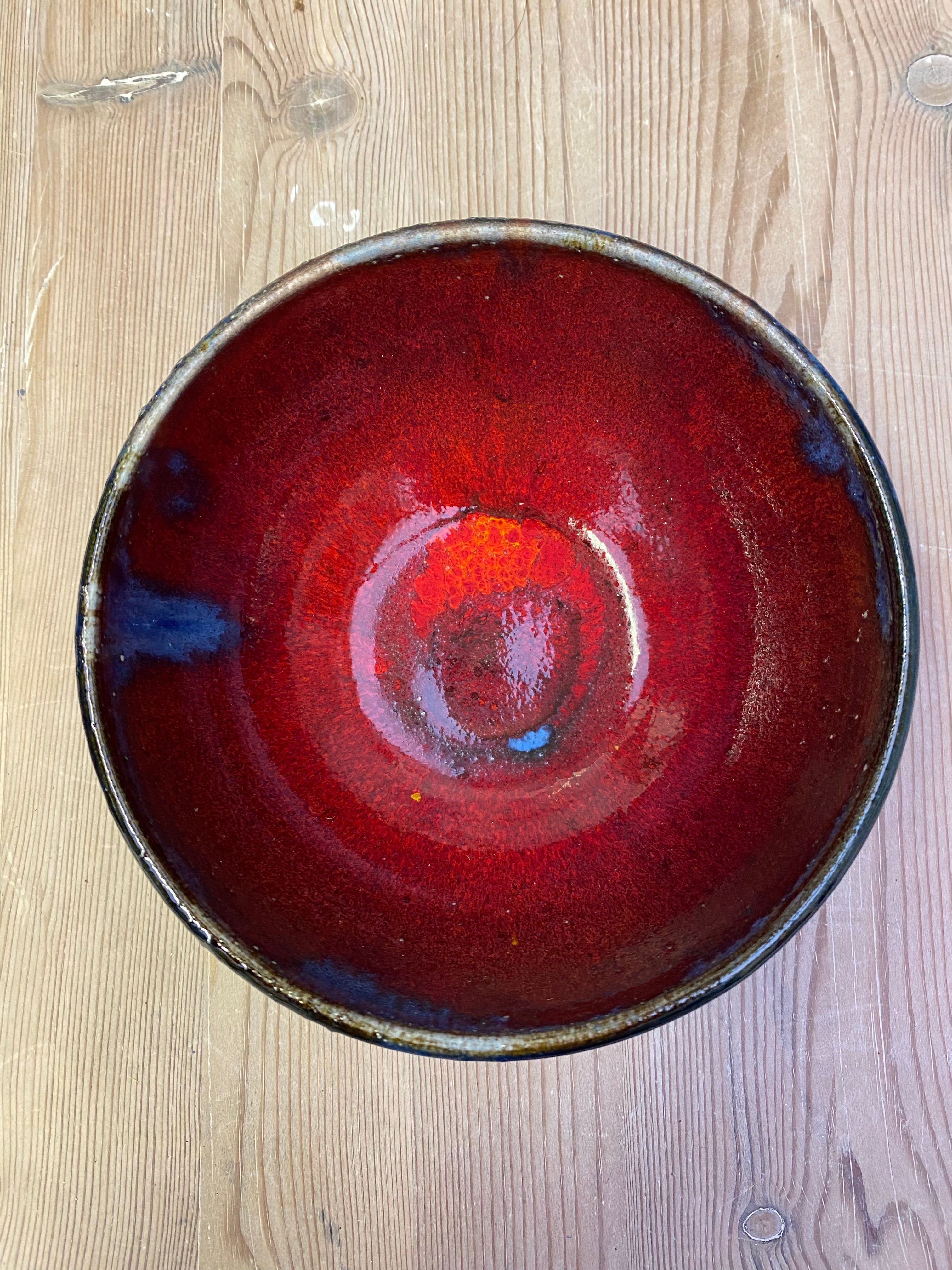 Fiery Red Small Bowl