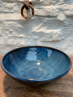 Load image into Gallery viewer, Blue pasta bowl
