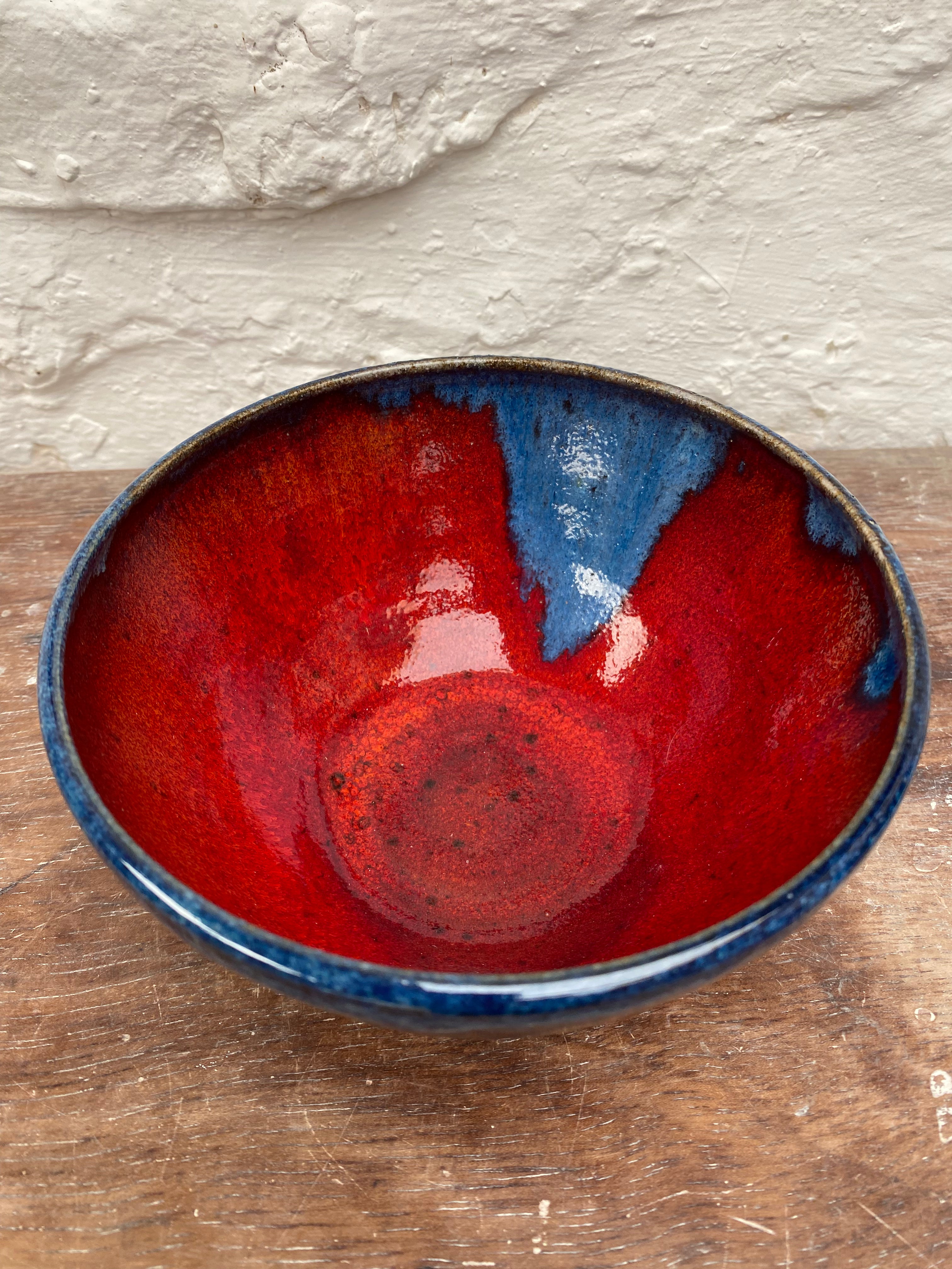 Fiery Red Dip Bowl