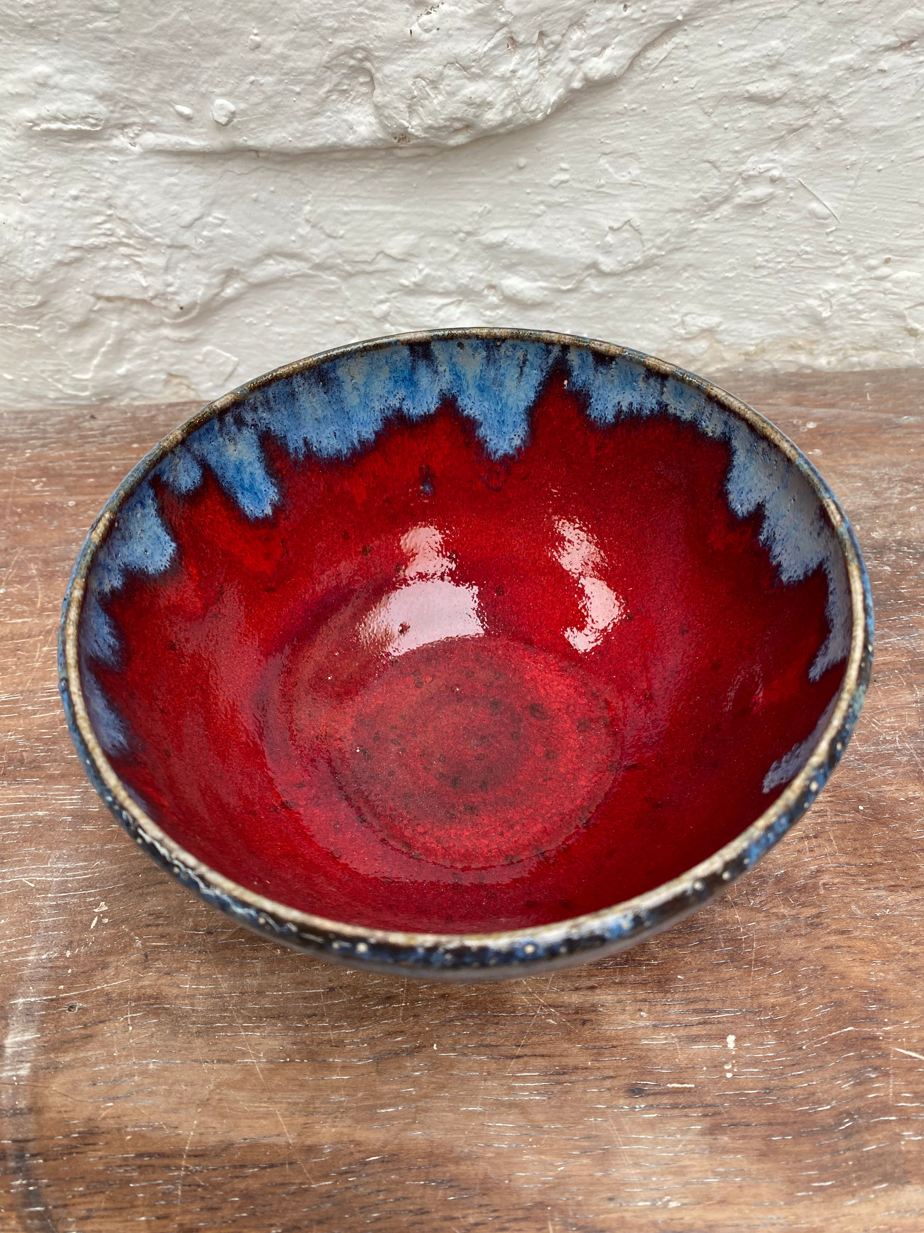 Fiery Red Dip Bowl