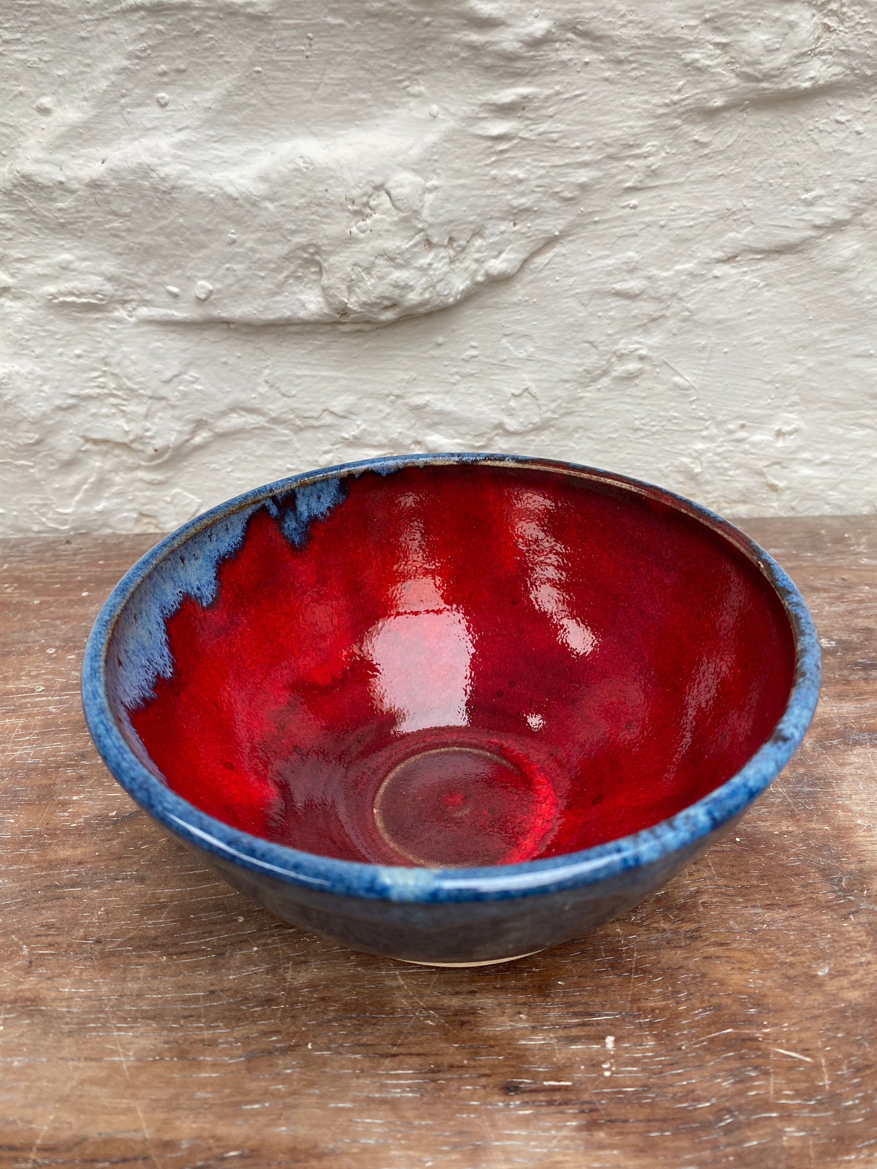 Fiery Red Dip Bowl