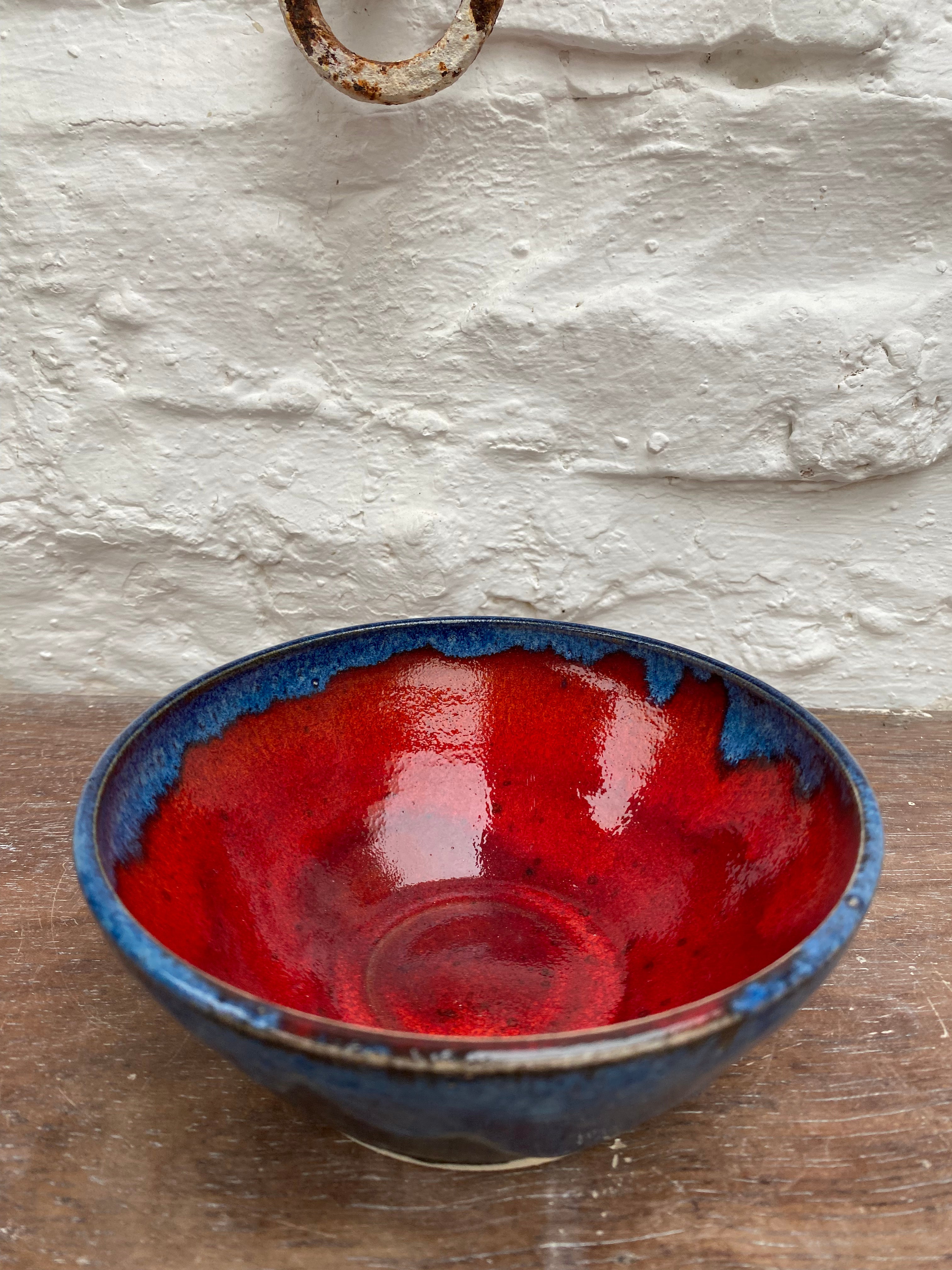 Fiery Red Dip Bowl