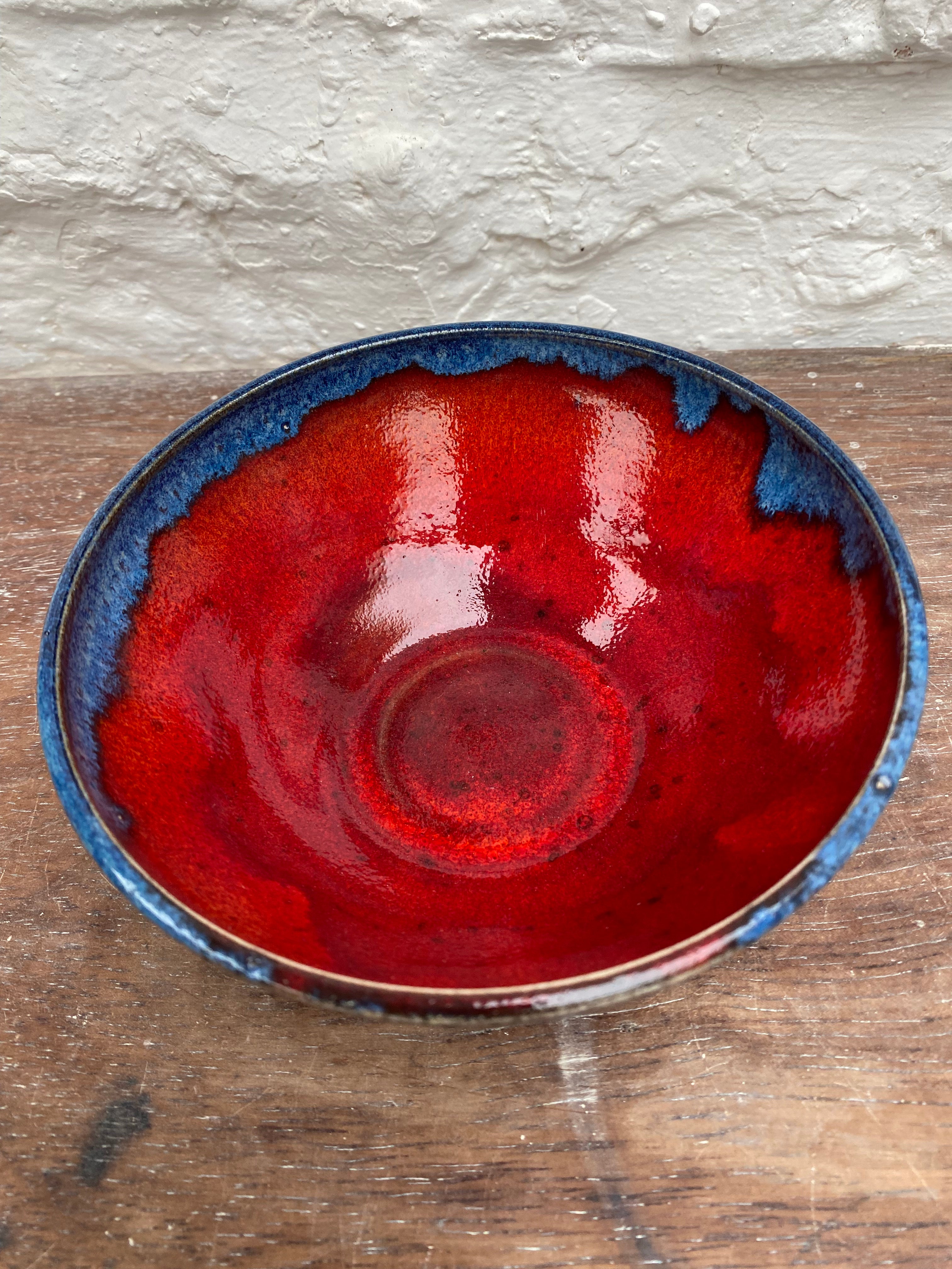 Fiery Red Dip Bowl